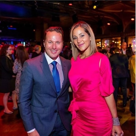 Matt Semino and Linette Semino posing at an award function